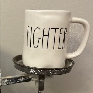 Rae Dunn mug FIGHTER